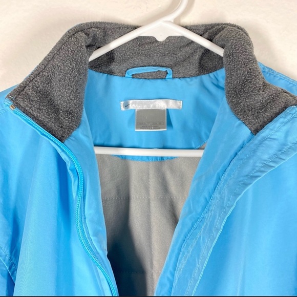Nike Fleece Lined Zip Up Athletic Jacket Blue Size XS 0-2 - Picture 8 of 8